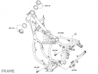 FRAME - KX65-A6 KX65 2005 USA CANADA