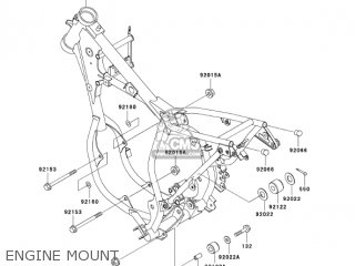 ENGINE MOUNT - KX65-A6 KX65 2005 USA CANADA