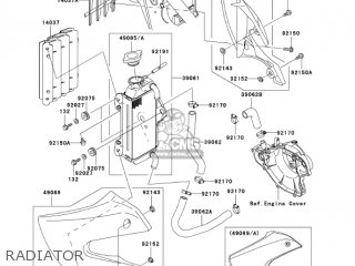 RADIATOR - KX65-A6 KX65 2005 USA CANADA