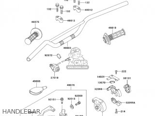 HANDLEBAR - KX65-A6 KX65 2005 USA CANADA