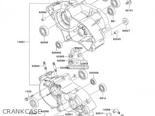 CRANKCASE - KX65-A6 KX65 2005 USA CANADA