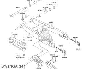SWINGARM - KX65A6F KX65 2006 USA CANADA