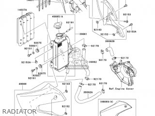 RADIATOR - KX65A6F KX65 2006 USA CANADA