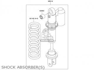 SHOCK ABSORBER(S) - KX65A6F KX65 2006 USA CANADA