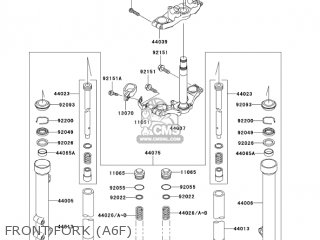 FRONT FORK (A6F) - KX65A6F KX65 2006 USA CANADA