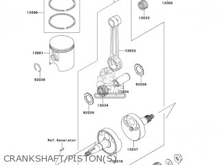CRANKSHAFT/PISTON(S) - KX65A6F KX65 2006 USA CANADA