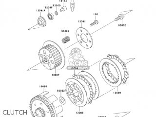 CLUTCH - KX65A6F KX65 2006 USA CANADA