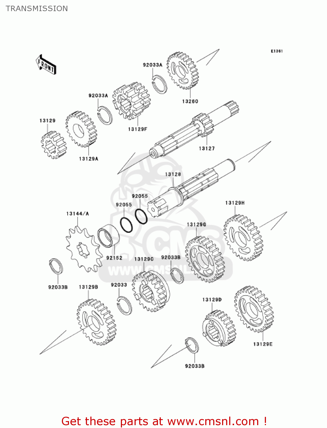 TRANSMISSION KX65A7F KX65 2007 USA CANADA