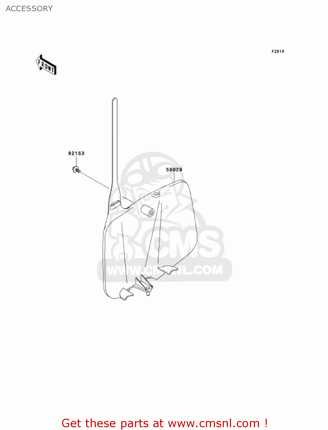 ACCESSORY KX65A7F KX65 2007 USA CANADA