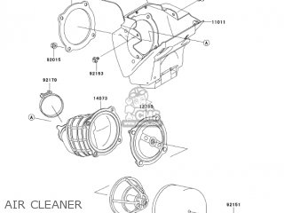 AIR CLEANER - KX65A7F KX65 2007 USA CANADA