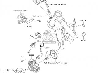 GENERATOR - KX65A7F KX65 2007 USA CANADA