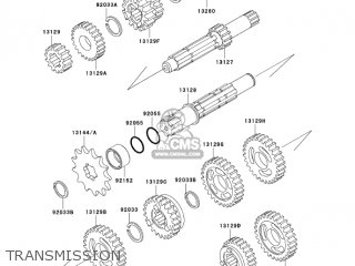 TRANSMISSION - KX65A7F KX65 2007 USA CANADA