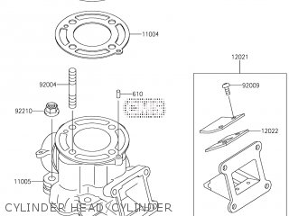 CYLINDER HEAD/CYLINDER - KX65AFF 2015 EUROPE