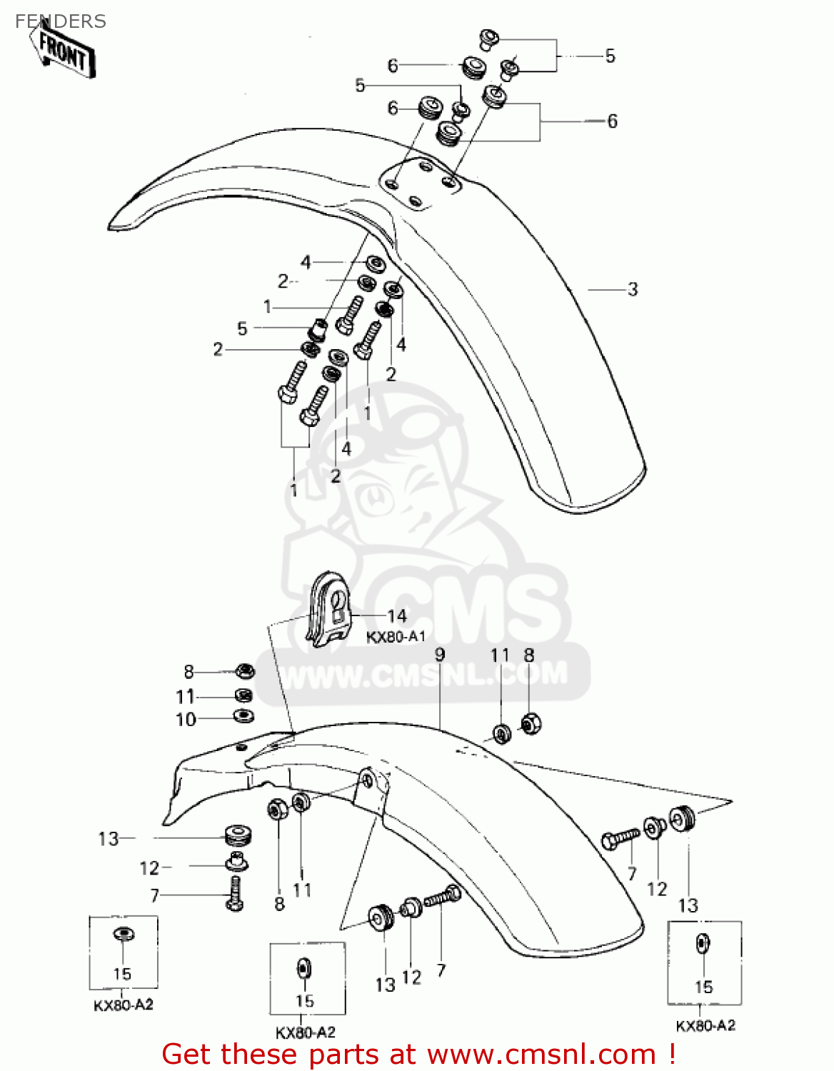 FENDERS KX80-A1 KX80 1979