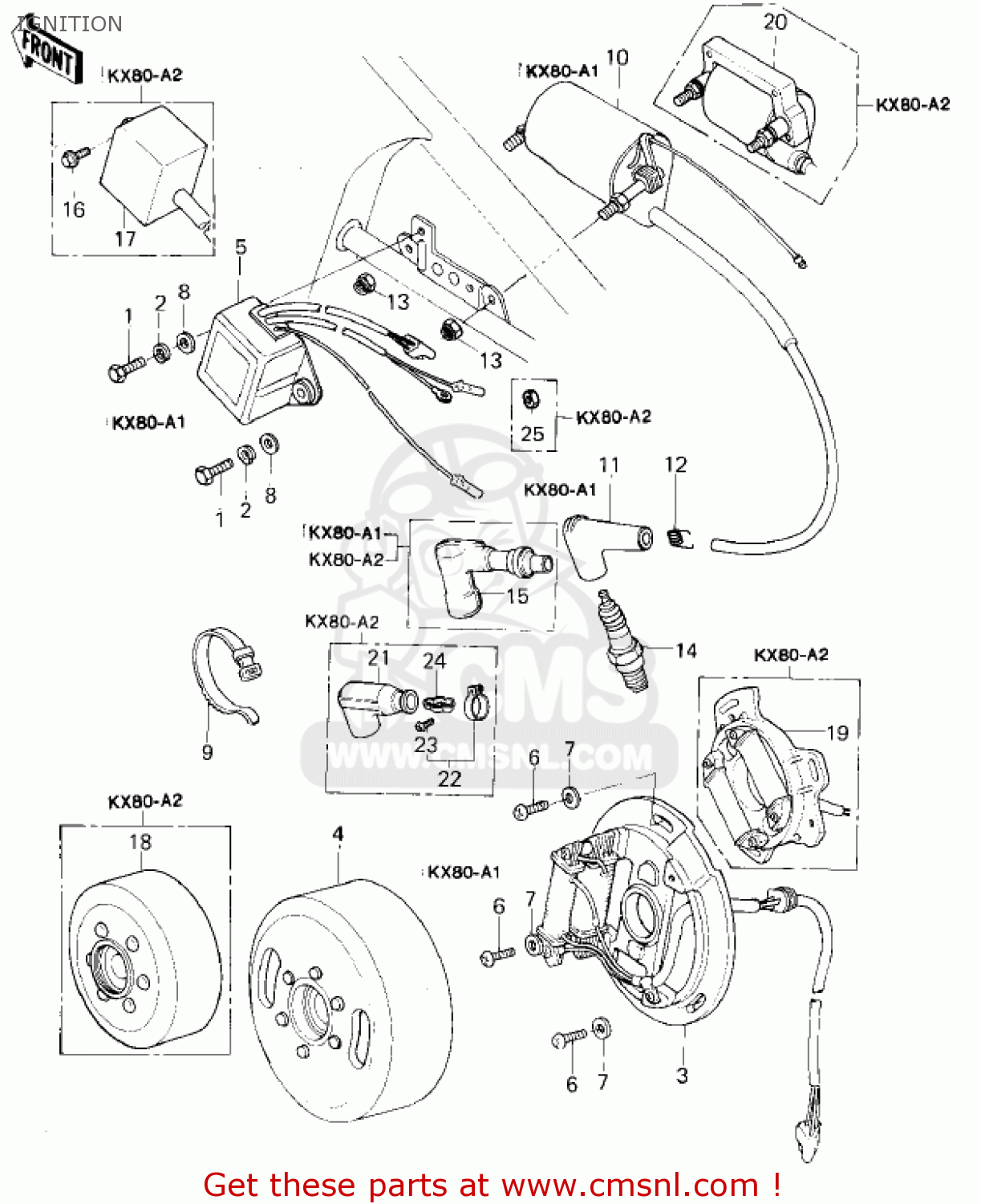 IGNITION KX80-A1 KX80 1979