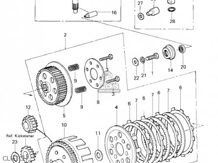 CLUTCH - KX80-A1 KX80 1979