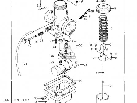 CARBURETOR - KX80-C1 KX80 1981 USA CANADA