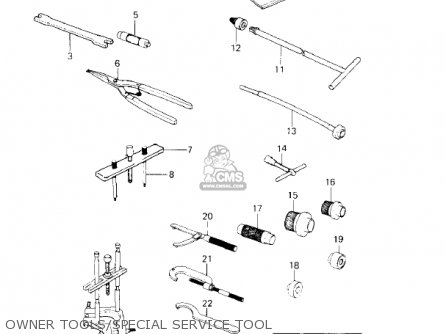 OWNER TOOLS/SPECIAL SERVICE TOOL - KX80-C1 KX80 1981 USA CANADA