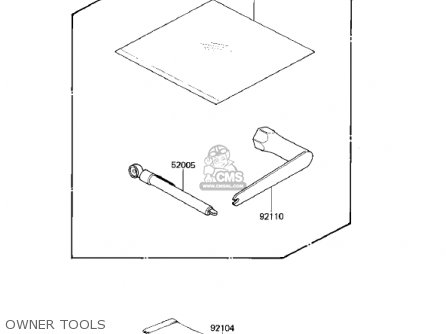 OWNER TOOLS - KX80-C1 KX80 1981 USA CANADA