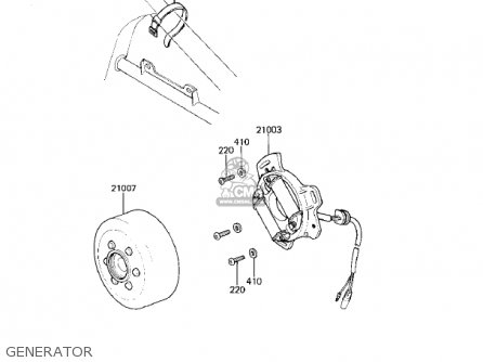 GENERATOR - KX80-C1 KX80 1981 USA CANADA