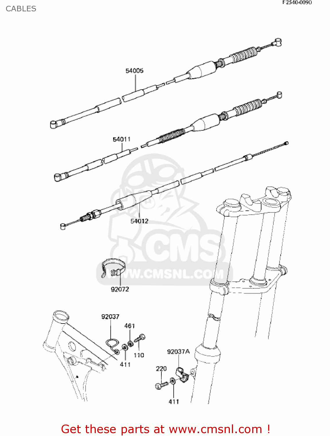 CABLES KX80-C2 KX80 1982 USA CANADA