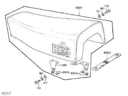 SEAT - KX80-C2 KX80 1982 USA CANADA