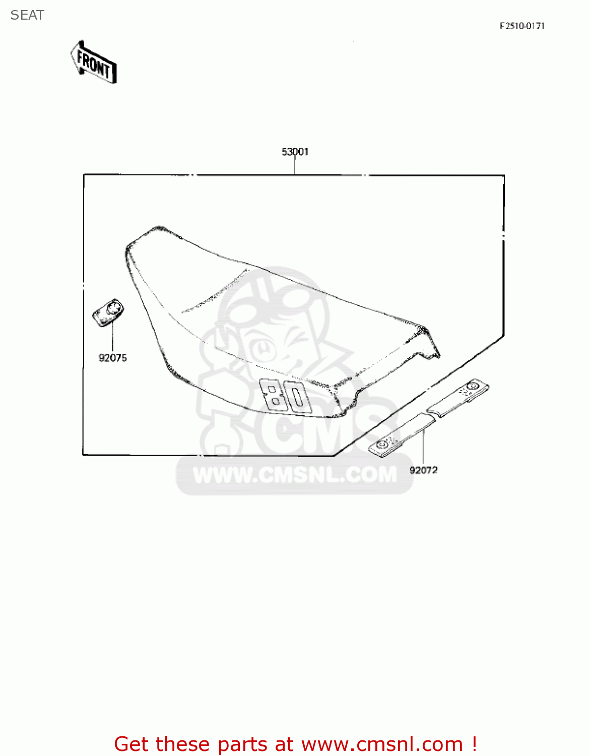 SEAT KX80-E1 KX80 1983 USA CANADA
