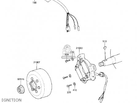 IGNITION - KX80-E1 KX80 1983 USA CANADA