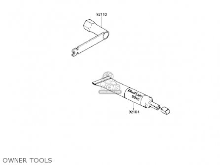OWNER TOOLS - KX80-E1 KX80 1983 USA CANADA
