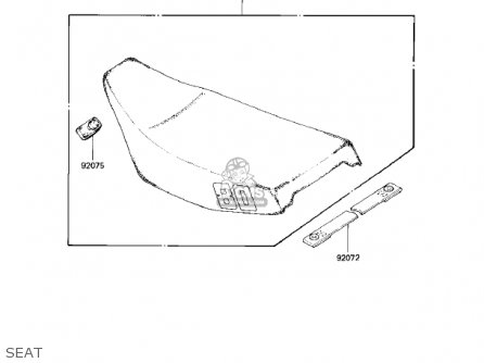 SEAT - KX80-E1 KX80 1983 USA CANADA