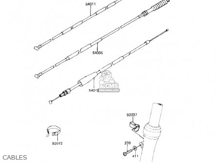CABLES - KX80-E1 KX80 1983 USA CANADA