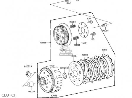 CLUTCH - KX80-E1 KX80 1983 USA CANADA