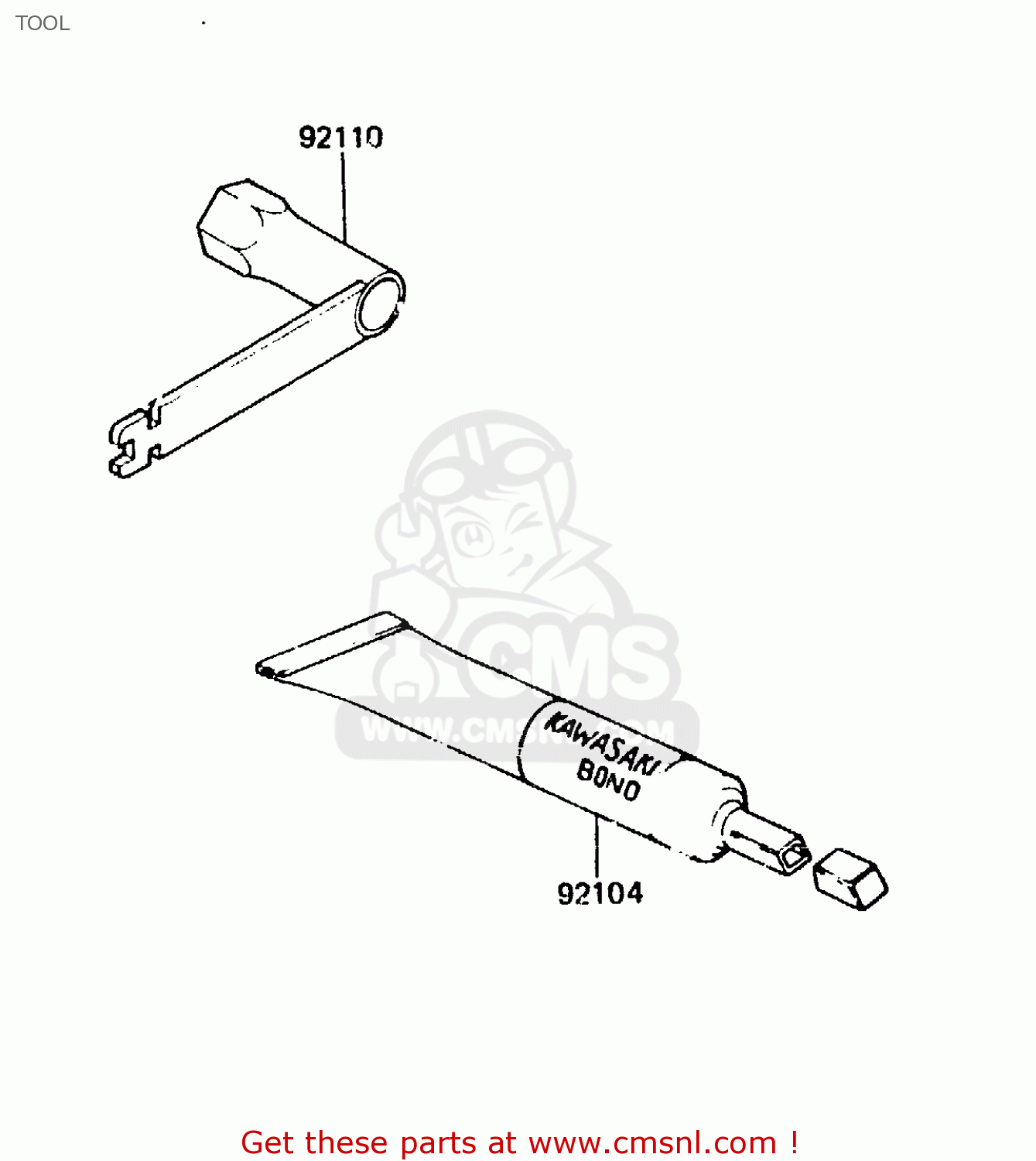 TOOL KX80-E2 1984 USA CANADA UK AL