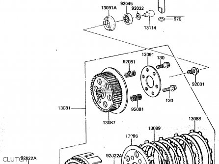 CLUTCH - KX80-E2 1984 USA CANADA UK AL