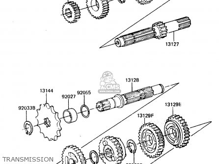 TRANSMISSION - KX80-E2 1984 USA CANADA UK AL