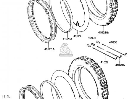 TIRE - KX80-E2 1984 USA CANADA UK AL