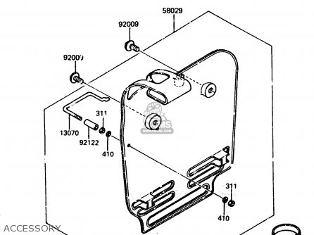 ACCESSORY - KX80-E2 1984 USA CANADA UK AL