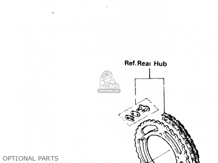 OPTIONAL PARTS - KX80-E2 1984 USA CANADA UK AL