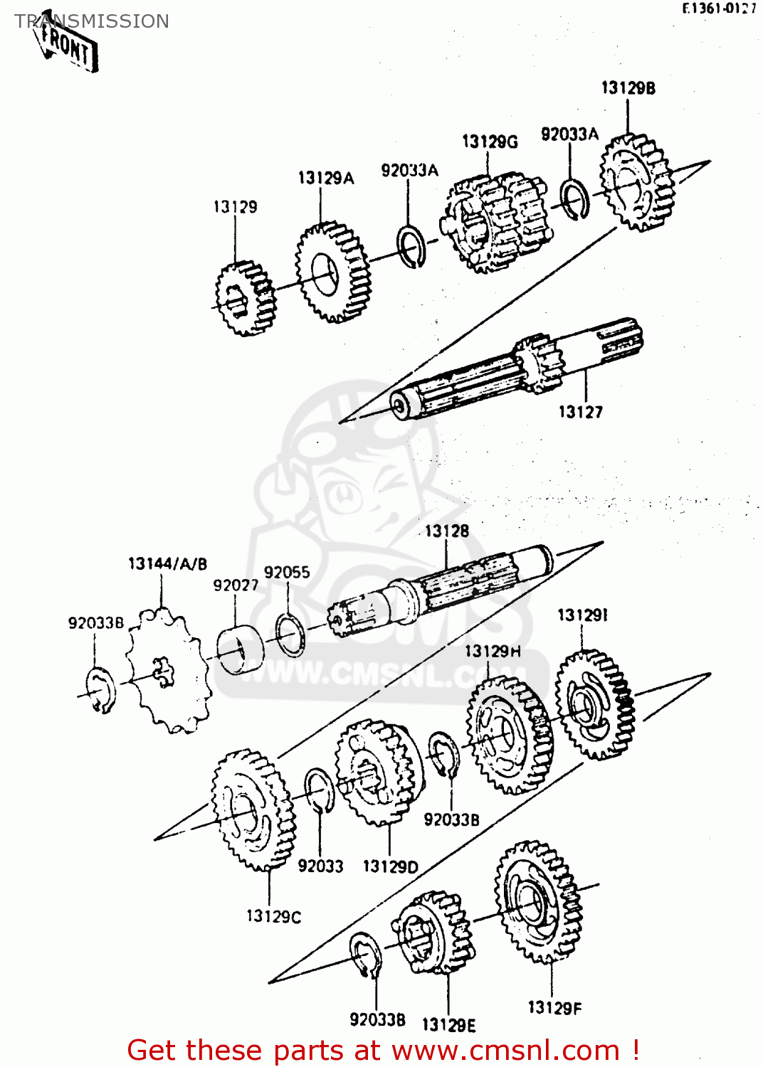 TRANSMISSION KX80-E3 1985 UNITED KINGDOM AL