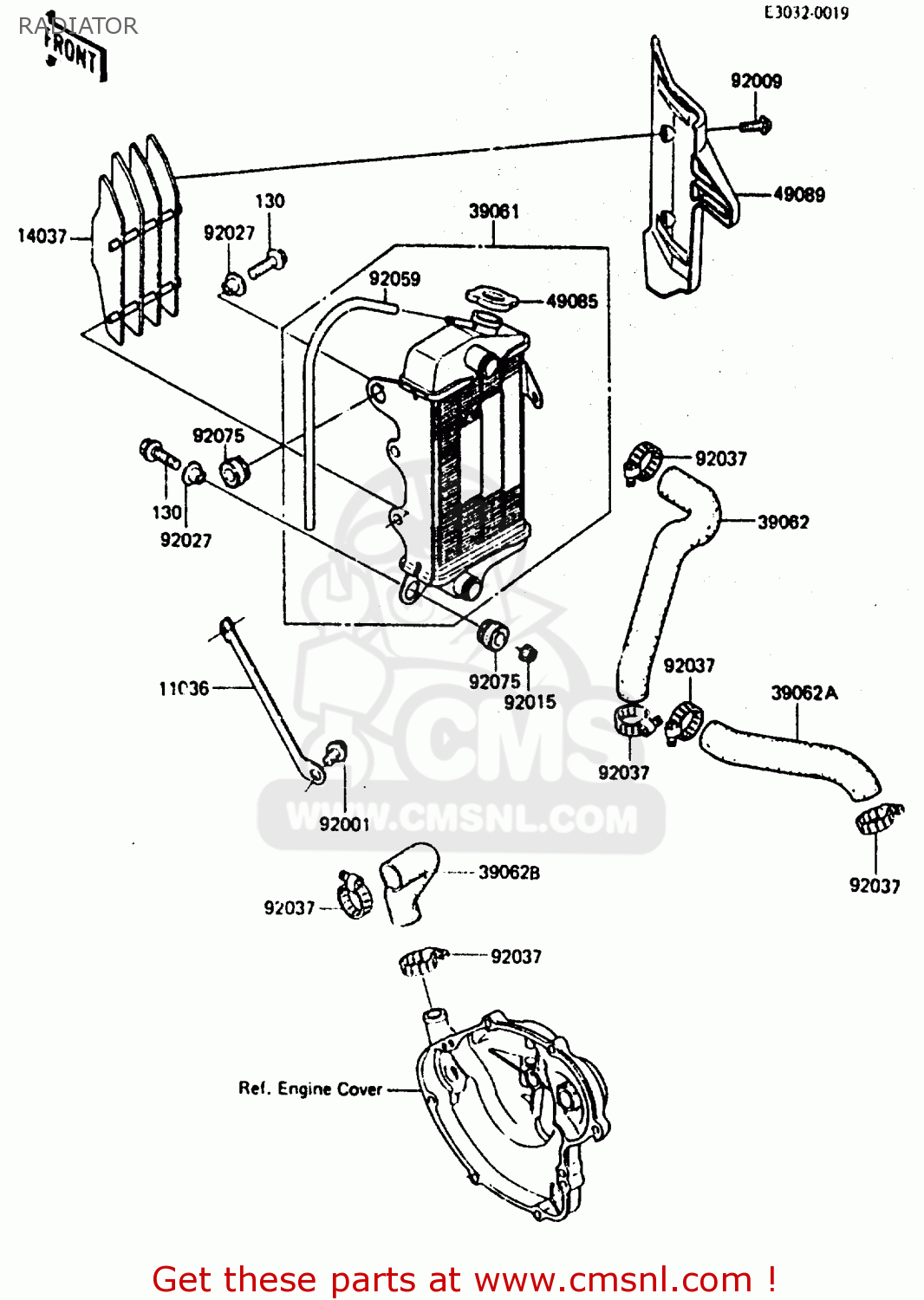 RADIATOR KX80-E3 1985 UNITED KINGDOM AL