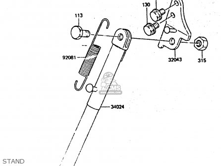 STAND - KX80-E3 1985 UNITED KINGDOM AL