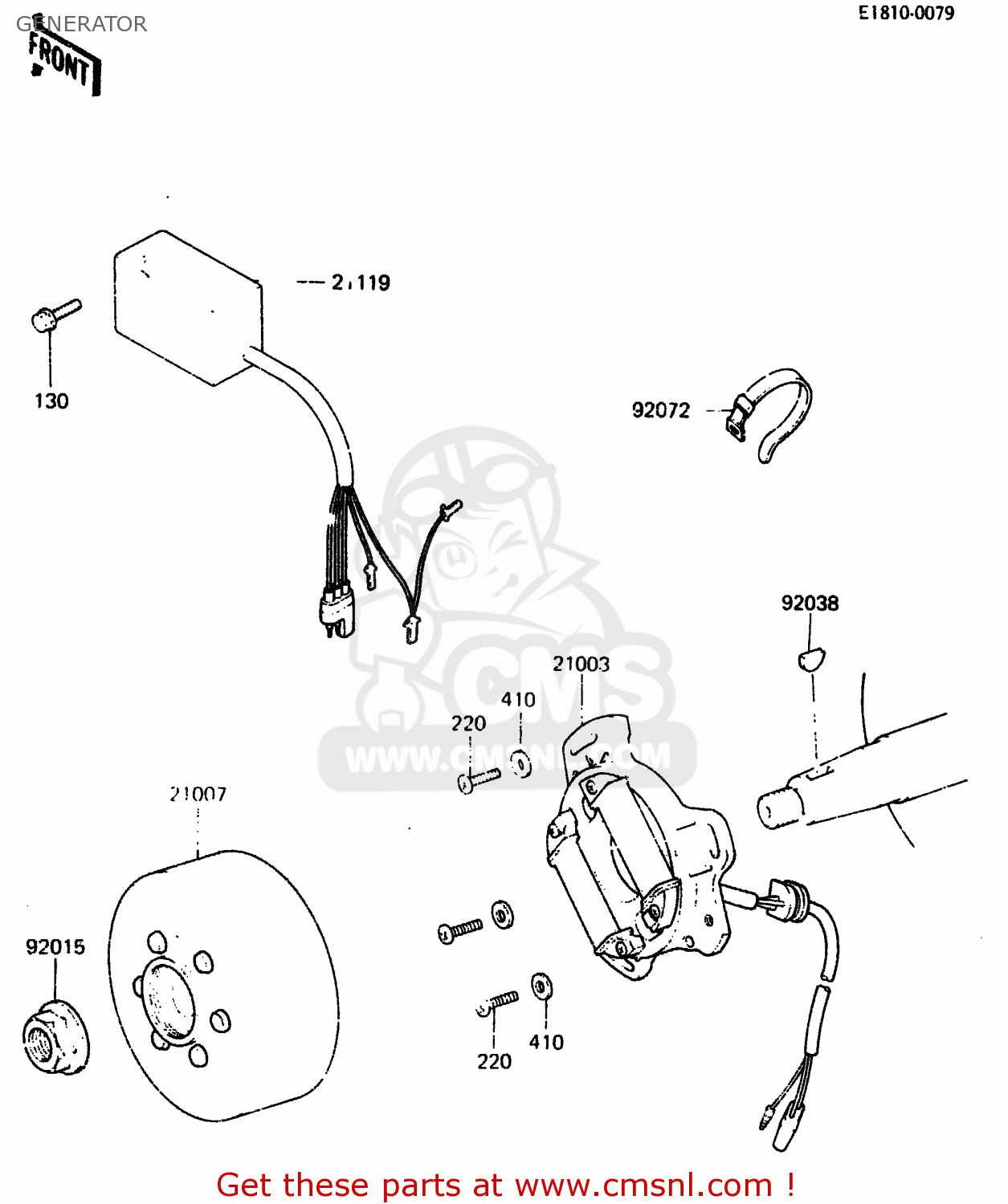 GENERATOR KX80-F2 1984