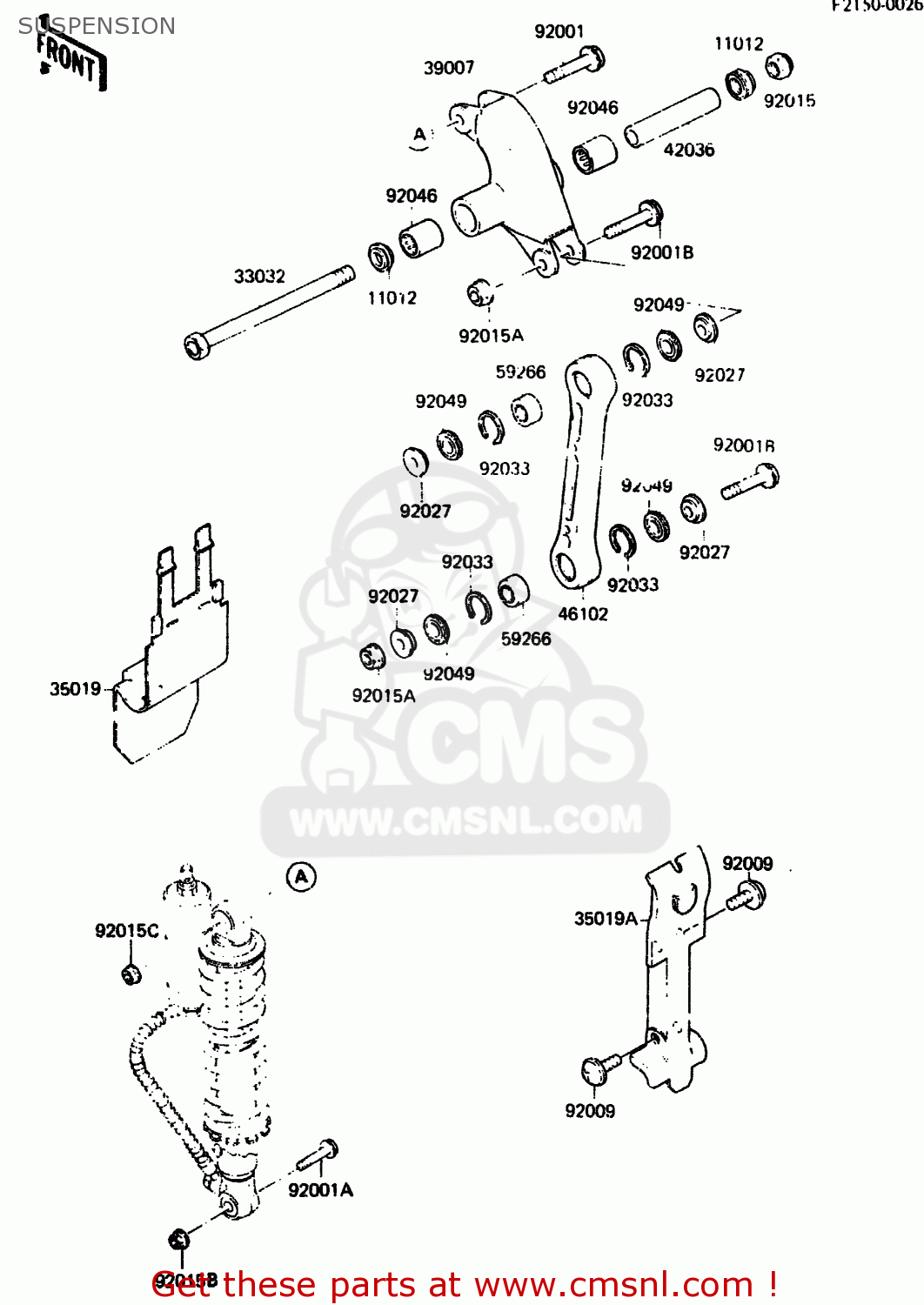 SUSPENSION KX80-F2 1984