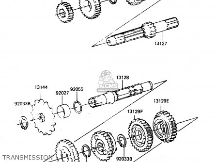 TRANSMISSION - KX80-F2 1984