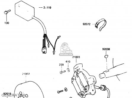 GENERATOR - KX80-F2 1984