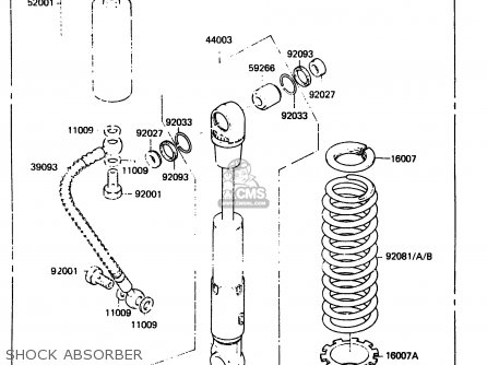 SHOCK ABSORBER - KX80-F2 1984