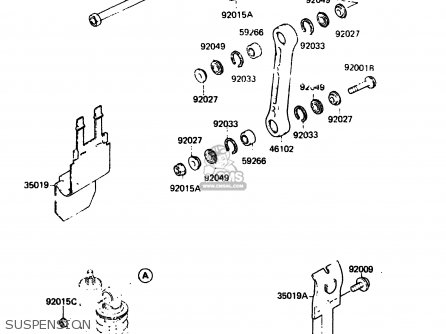 SUSPENSION - KX80-F2 1984