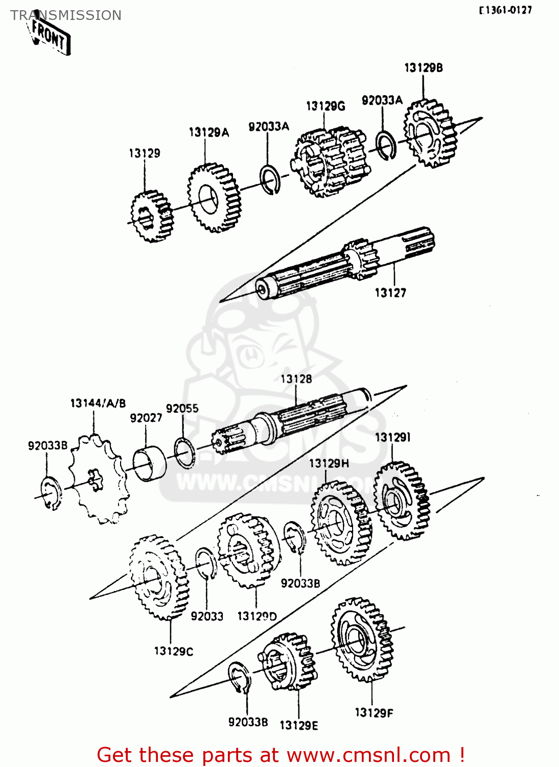 TRANSMISSION KX80-F3 1985