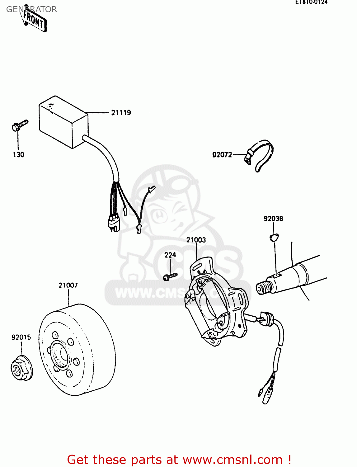 GENERATOR KX80-F3 1985
