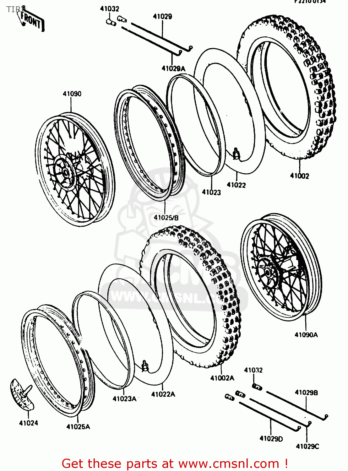 TIRE KX80-G1 1986 AL UR